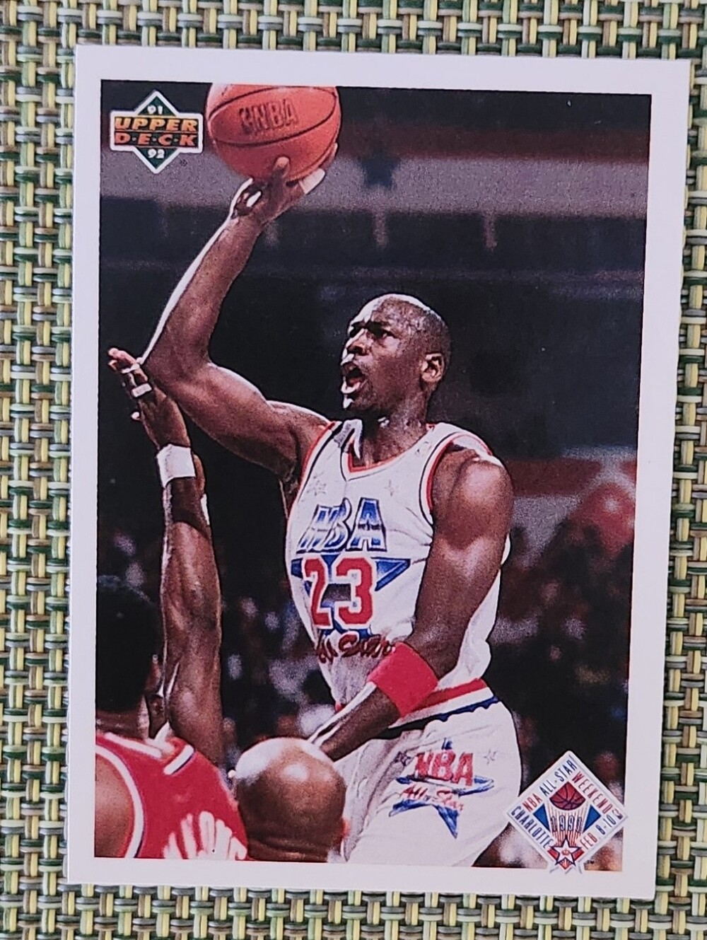 Michael Jordan NBA All-Star Checklist Trading Card